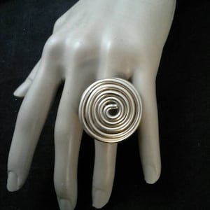 Wire Wrapped Ring, Gold Ring, Statement Ring