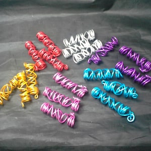 3 Pc Set Loc Jewelry, Dreadlock Cuff, Dreadlock Beads, Dread Coil, Wire Beads, Loc Jewelry, Loc Beads, Braid Beads, Cuff