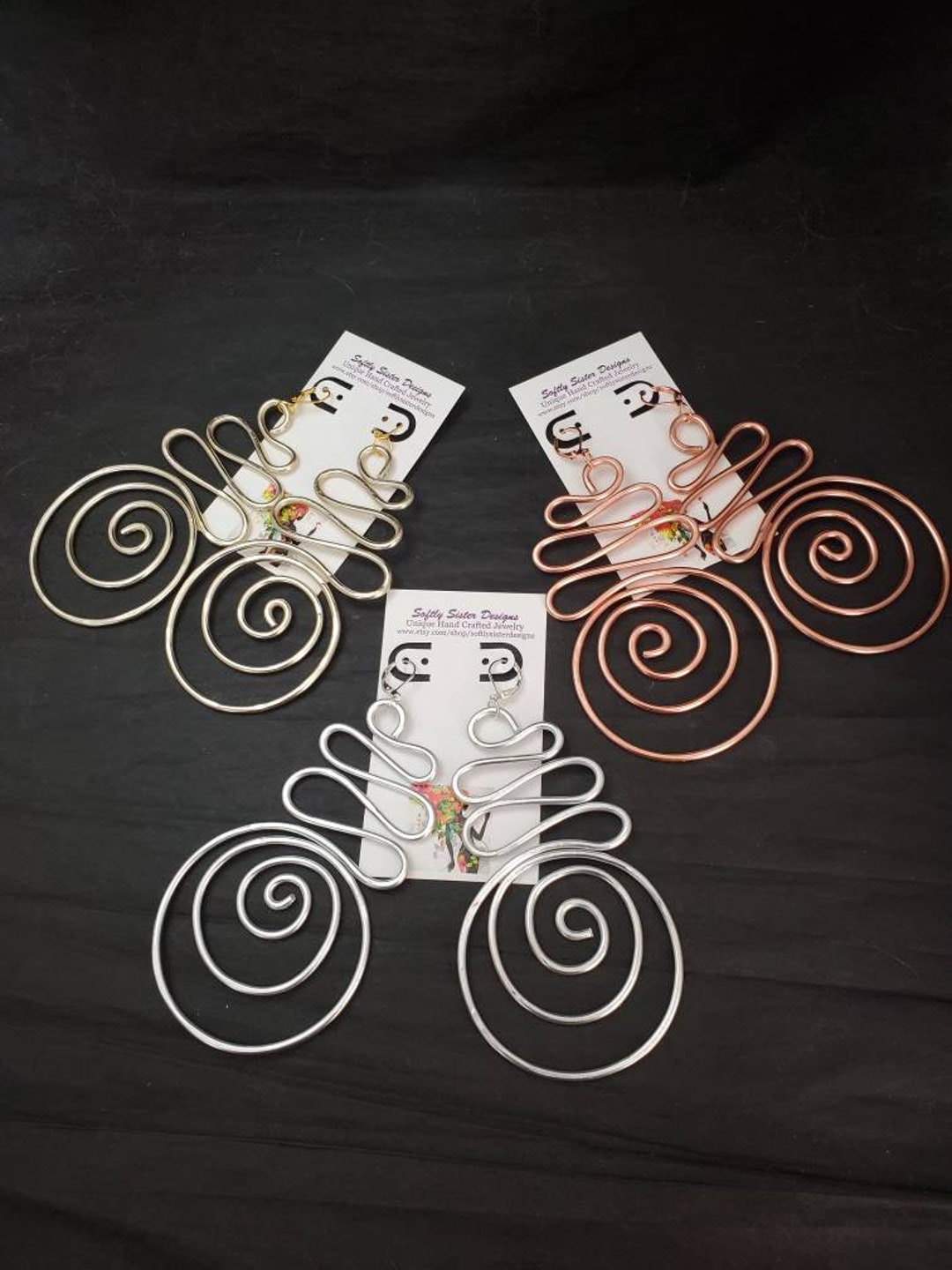 Diy Wire Hand Earrings Wire Earrings, Wire Wrapped Earrings