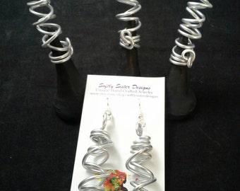 Wählen Sie Ihre Farbe Lok Schmuck und passende Ohrringe, Dreadlock Manschette, Dreadlock Perlen, Draht Perlen, Lok Schmuck, Lok Perlen, Zopfperlen, Manschette