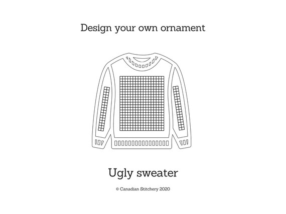 girasol taburete Furioso Diseña tu propio suéter feo adorno navideño de navidad punto - Etsy México