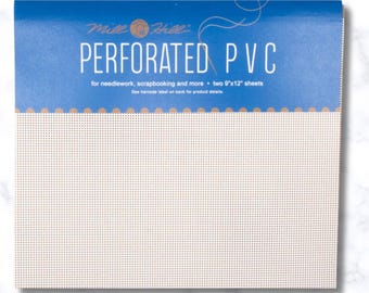 Mill Hill perforated PVC paper for cross stitch, White, 14-count or 18-count