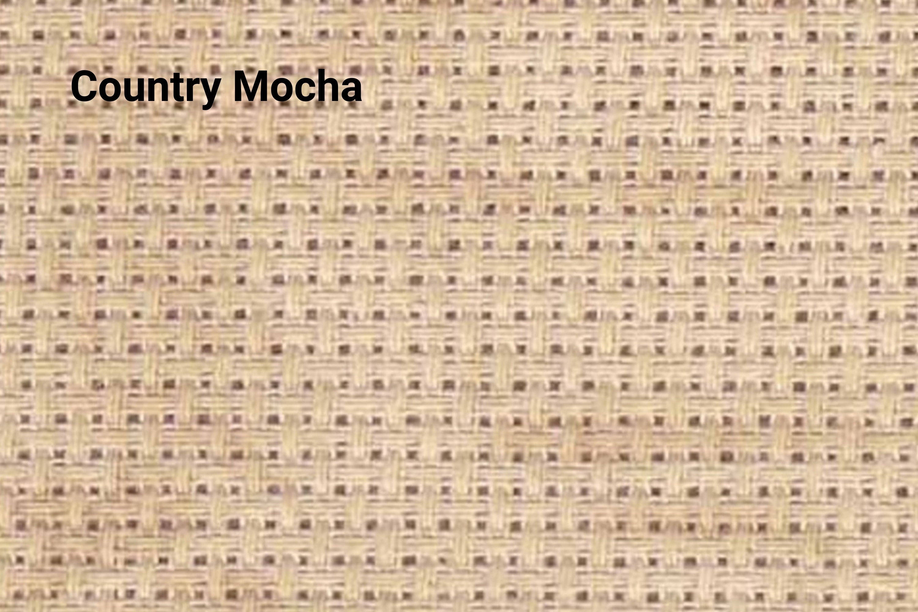 Vintage Color 11 Count Aida Cloth Embroidery Counted Cross Stitch Fabric,  Country Mocha 
