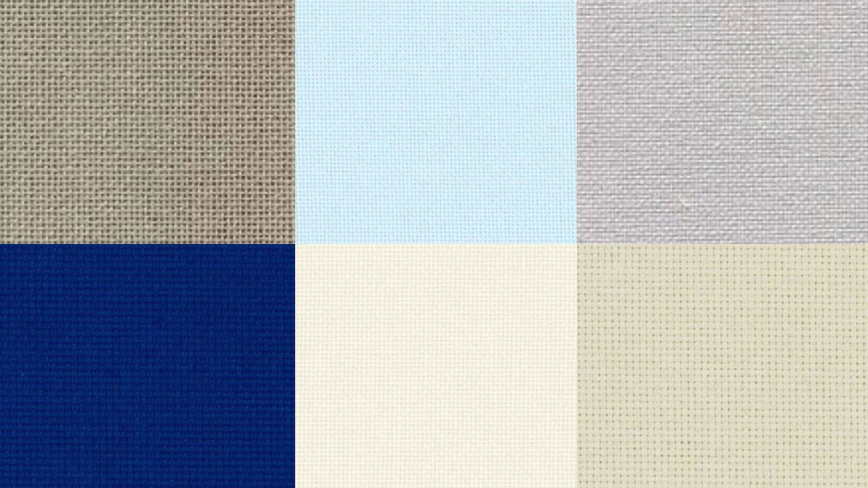 Toile Zweigart Lugana coloris 101 - Blanc cassé
