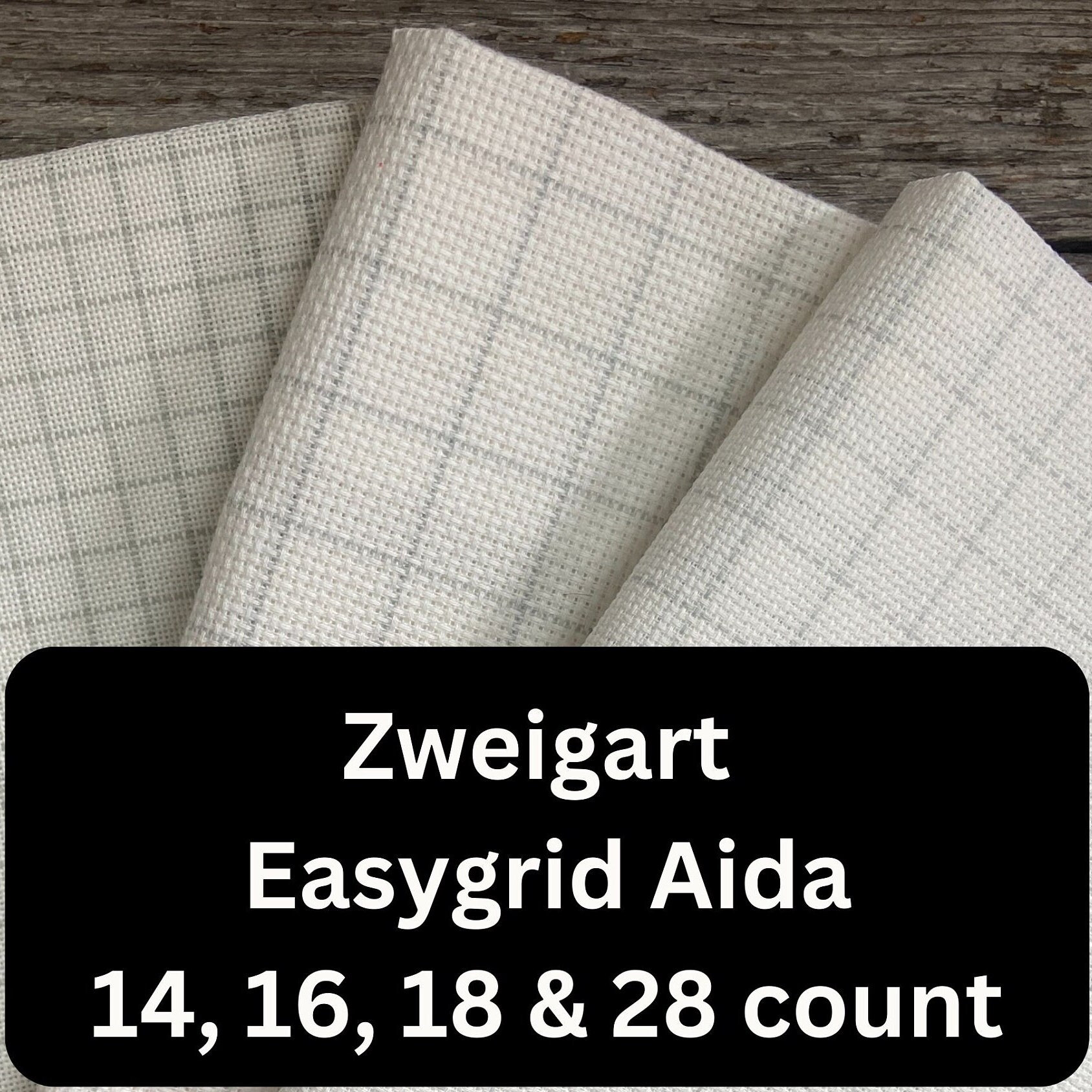 Zweigart Easy Count Aida Fabric 14 16 18 Ct, Easy Count Pre-gridded Cross  Stitch Aida Fabric 14 Count, Aida Cloth, Gridded Fabric 