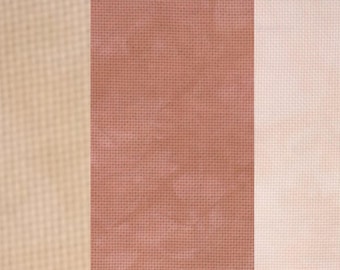 Fiber on a Whim Hand-Dyed Zweigart Aida Fabric | 16 Count Cross Stitch Fabric | Premium Cotton Needlework Fabric 18" x 28"