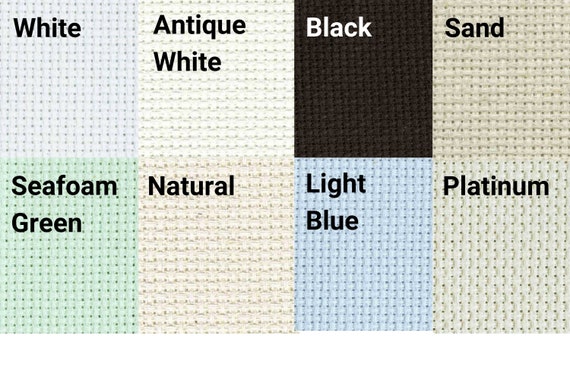 Charles Craft Gold Standard Aida 14 Count - Tessuto Per Punto Croce, 30,5x45,7 Cm, Bianco, 100% Cotone, USA - 2
