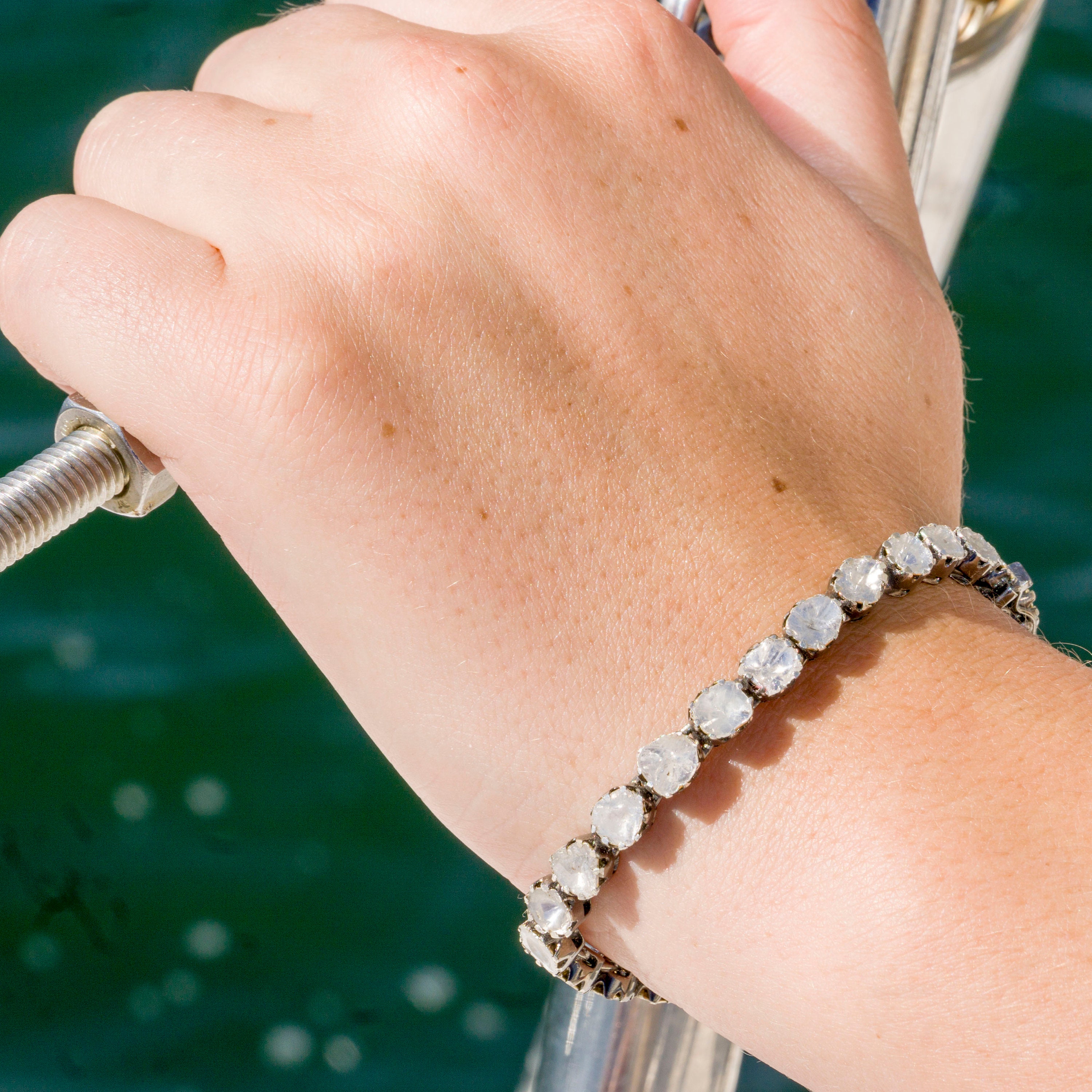 Rose Cut Diamonds Bracelet Polki Diamond Bracelet Diamond Bracelet Diamond Tennis Bracelet Sliced Diamond Bracelet Bridal Jewelry Gift Etsy UK