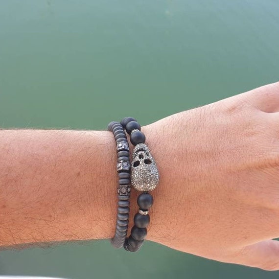 Diamond Skull Bracelet Skull Bracelet Diamond Men s Bracelet