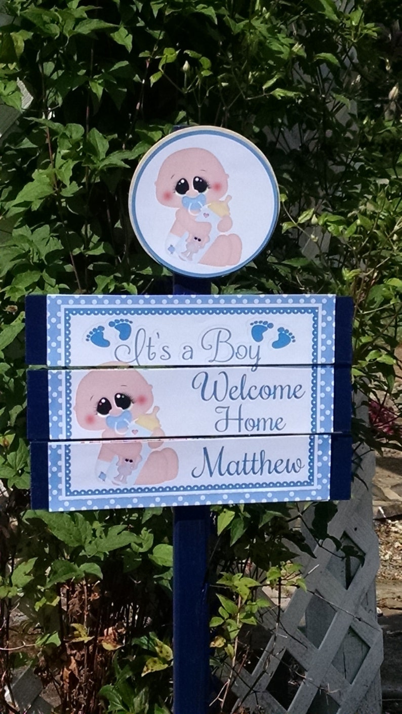 Home Baby Yard Sign Etsy
