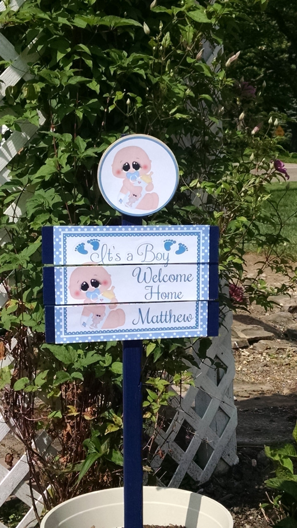 Home Baby Yard Sign Etsy