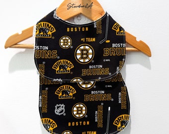 Boston Inspired Baby Bib, Burp Cloth Set