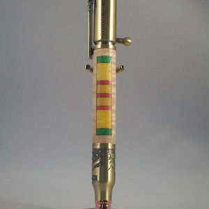 Vietnam Service Ribbon Salute the Troops Bolt Action Pen