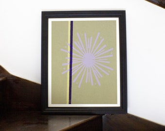 Minimalist abstract, art print, modern beige wall art