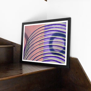 Pastel abstraction, Nordic style wall decor