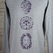 Francesca Cox reviewed Mens T-shirt Long Sleeve Top, Ash Grey, Masks design, Masks Tee, casual smart top, for men, gift for him, hand printed