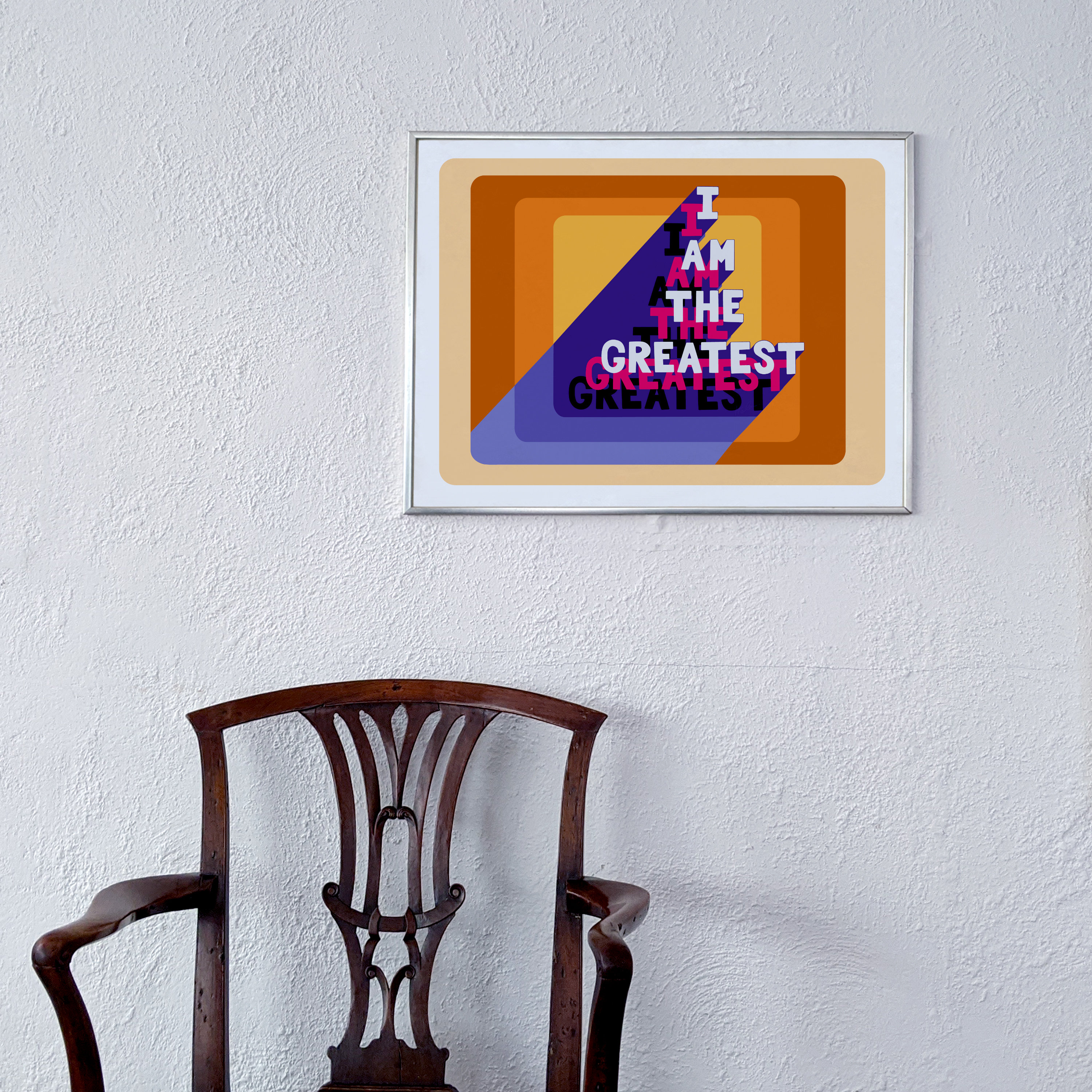 Motivational sports quote typography wall art print | Etsy