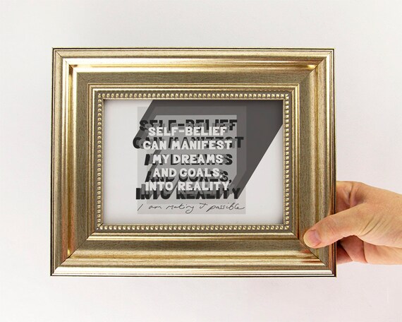 Manifesting quote law of attraction positive art print self belief affirmation Manifesting quote law of attraction positive art print self belief affirmation