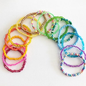 Kids Jewelry for Girls Gift for Toddler Jewelry Stretch Bracelets for Kids Party Favors for Toddlers Bracelets Custom Name Bracelets for Kid