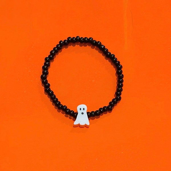 Halloween Jewelry for Kids Halloween Ghost Bracelet Fall Bracelets Halloween Charm Bracelet Toddler Halloween Treats Halloween Party Favors
