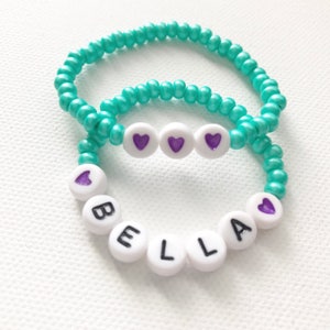 Baby Bracelet Personalized, Baby Name Bracelet, Baby Bracelet, Newborn Bracelet, Mommy and Me Outfits, Toddler Bracelet, Name Bracelet image 9