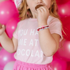 Kids Valentines Gifts for Kids Valentines Day Jewelry Conversation Heart Bracelet for Kids ...