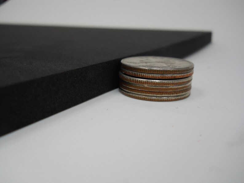 1pc 10mm 26 x 39 EVA foam in black color. Closed Etsy
