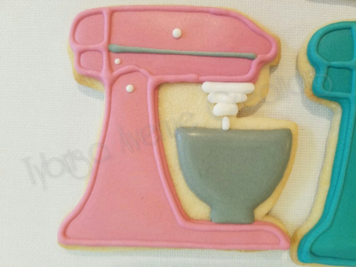 12 Stand Mixer Sugar Cookies Kitchenaid Inspired Cookies Etsy