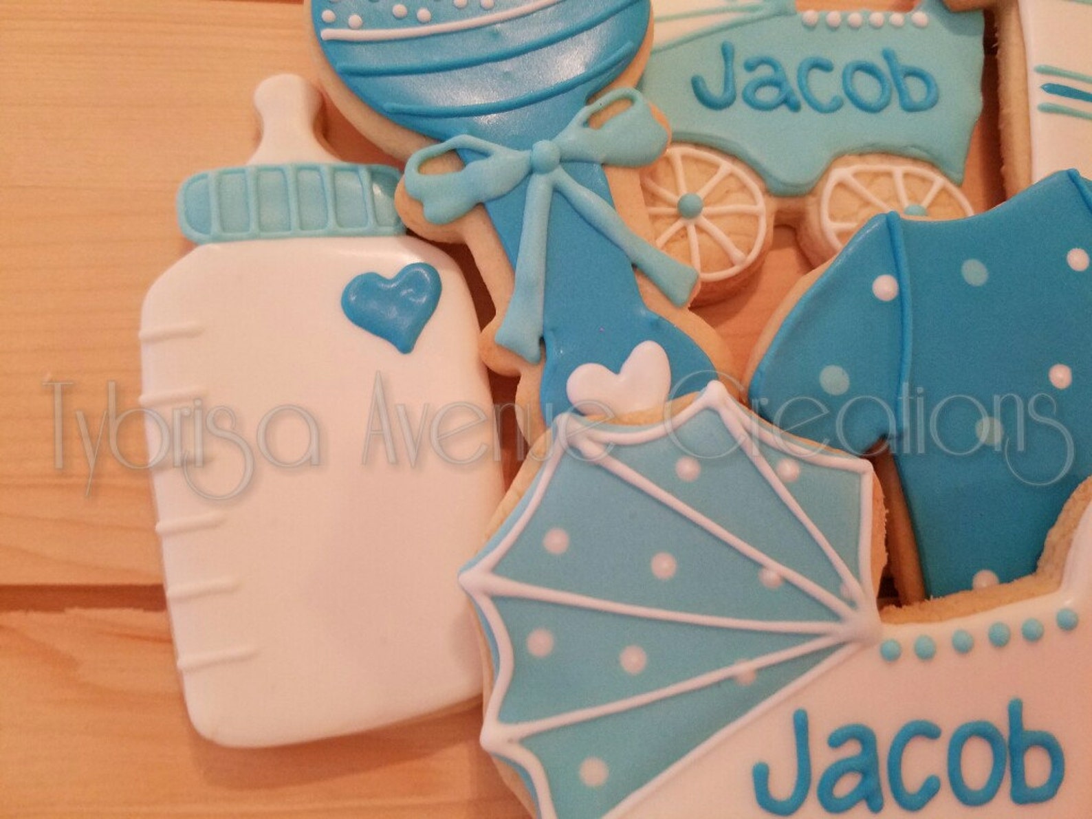 12 Baby Boy Sugar Cookies Baby Boy Shower Dessert Boy Baby Etsy