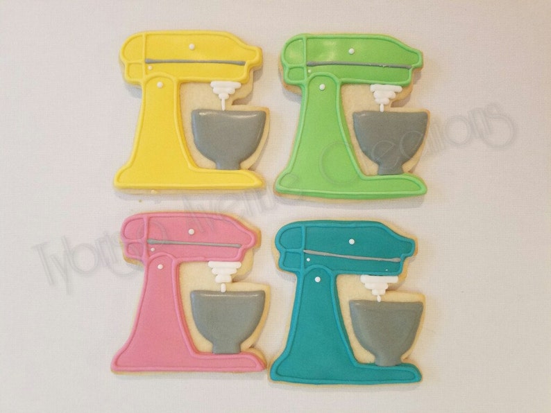 12 Stand Mixer Sugar Cookies Kitchenaid Inspired Cookies Etsy