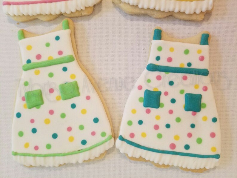 12 Kitchen Apron Sugar Cookies Apron Sugar Cookies Kitchen Etsy