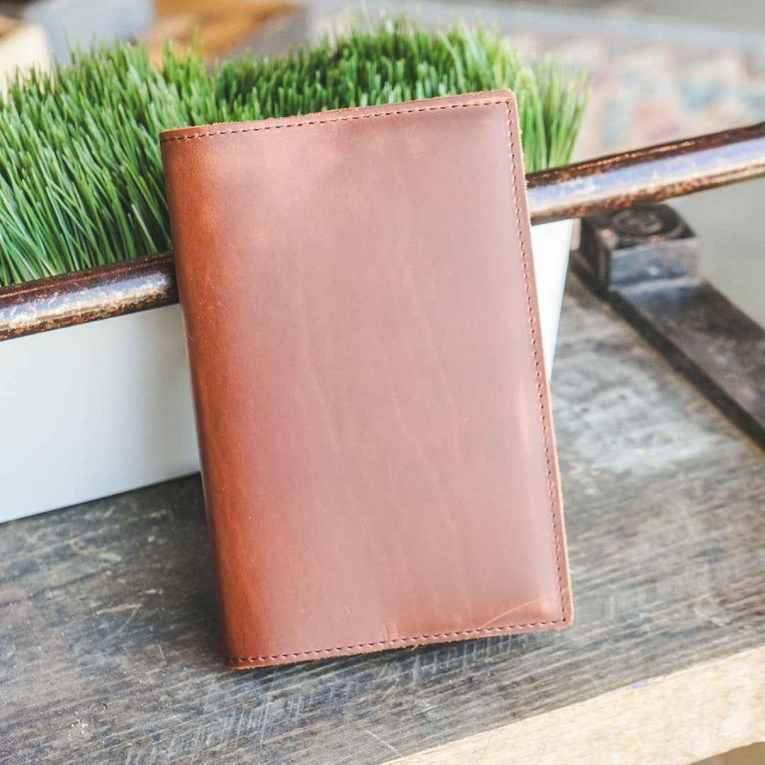 Green Military Leather Log Book Cover Etsy