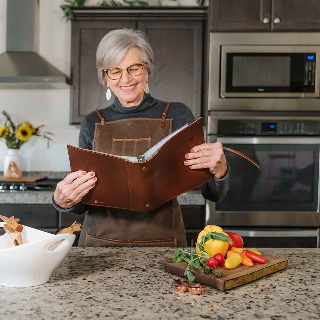 Leather Recipe Book / Binder