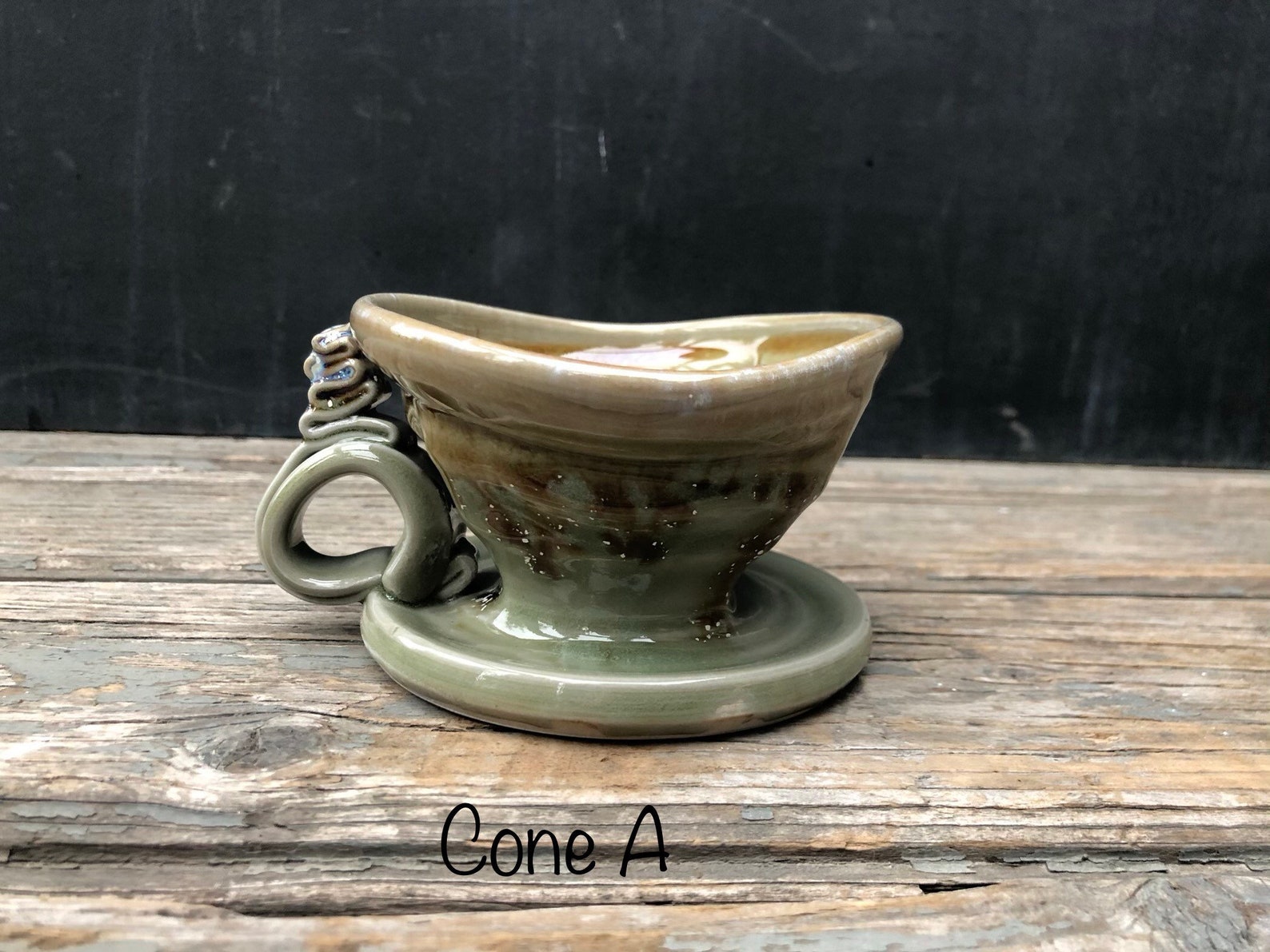 Ceramic Coffee Pour Over Pottery Coffee Dripper Cone for pour Etsy