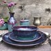 Hand thrown Ceramic Table Setting; Made to Order- Pottery Plates and bowls, ceramic tableware; dinnerware purchased individually to make set 