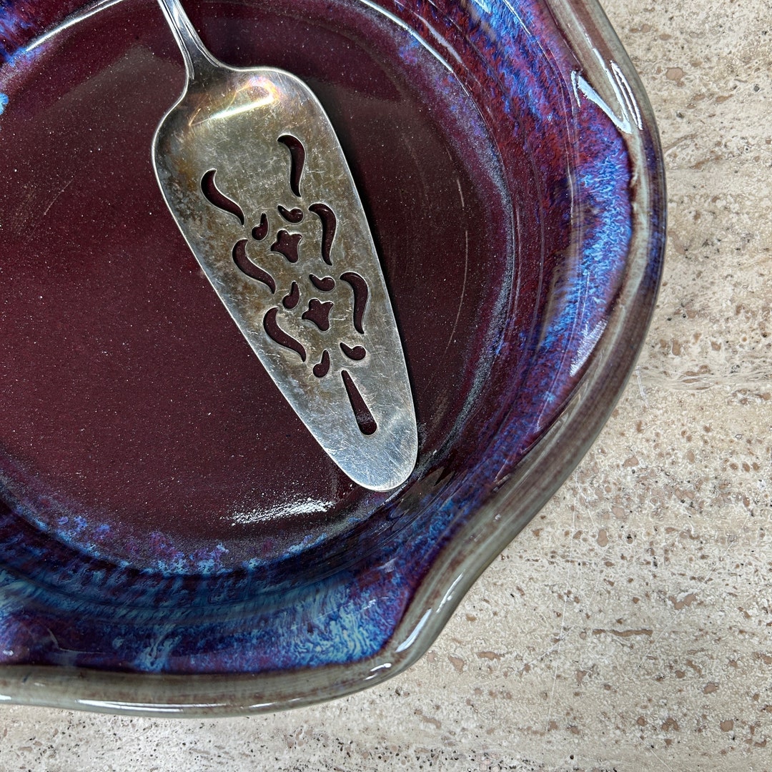 Pottery Pie Dish 9 Hand Thrown Ceramic Baking Dish Etsy