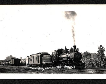 East Tennessee & Western North Carolina Railroad ~ Boone, NC to Johnson City, TN ~ Steam Locomotive, Train with RPO Railroad Post Office