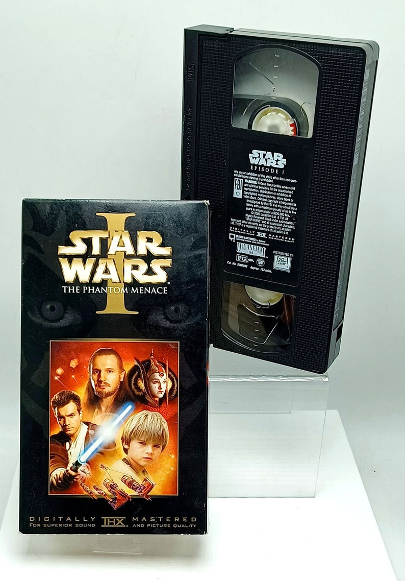 7 STAR WARS VHS Video Tapes Fox Star Wars Trilogy Star Wars Episode I