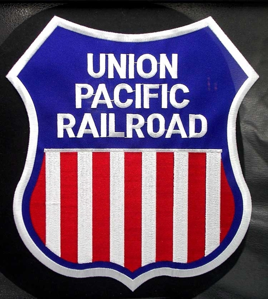 UNION PACIFIC RAILROAD Extra Large Embroidered Cloth Shield | Etsy