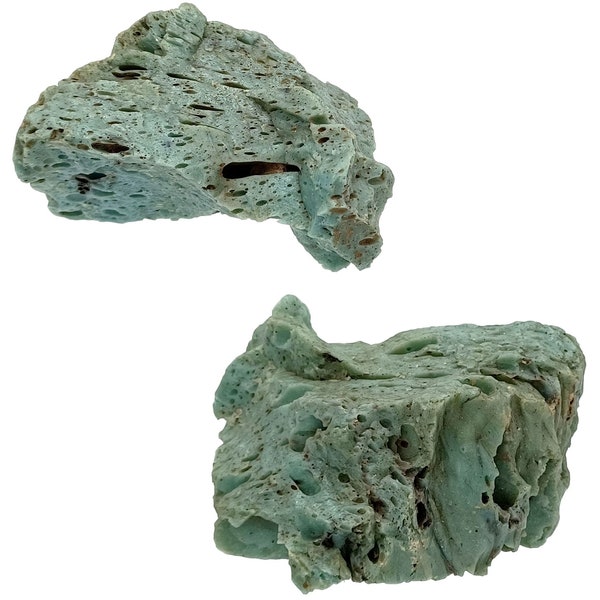 Large AQUAMARINE JADE GREEN Industrial Slag Glass Rock Iron Ore ~ Estate Advises of European Origin