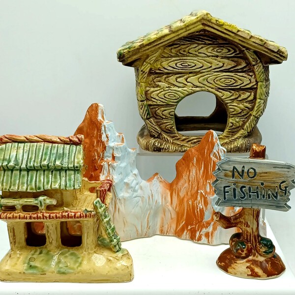 Ceramic Aquarium Decor Etsy