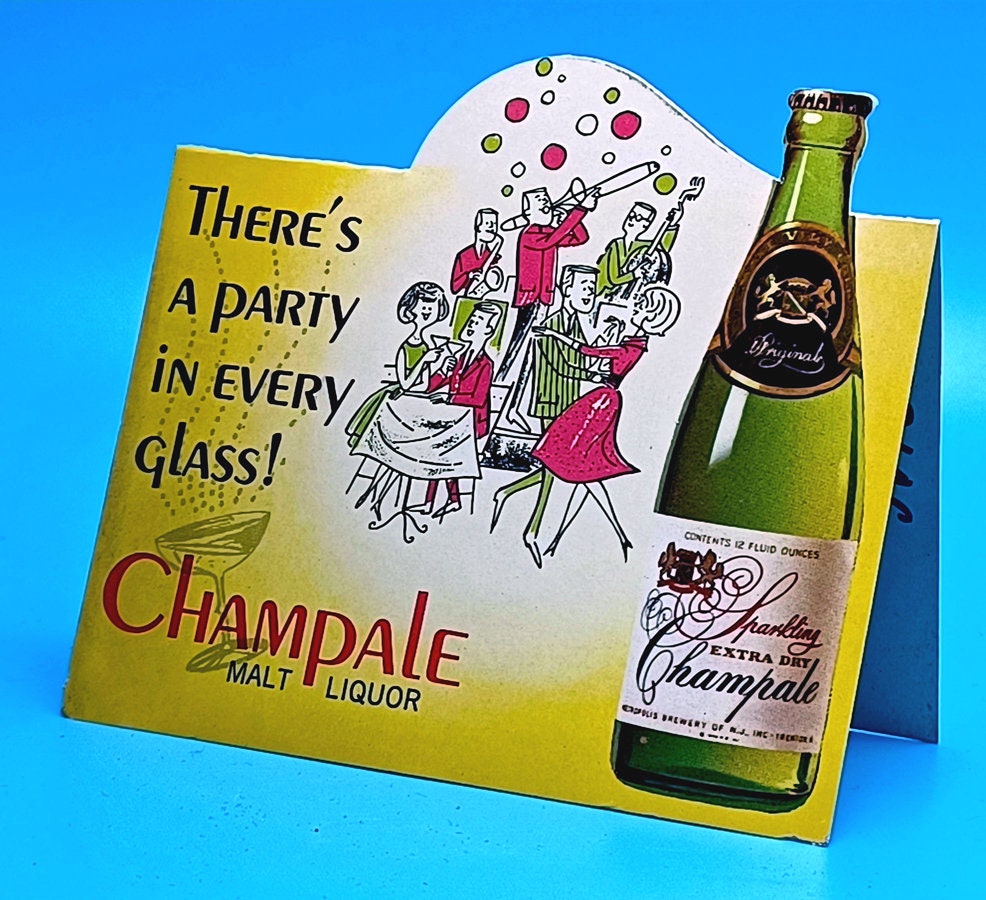 4 Examples CHAMPALE MALT LIQUOR Advertising Thermometer, Zodiac