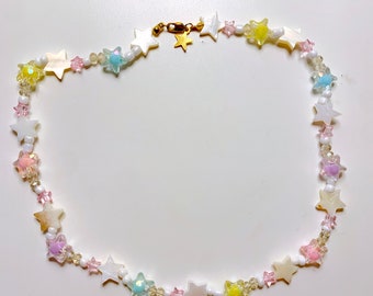 Stars beads necklace