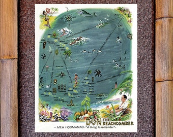 Don the Beachcomber Map Menu