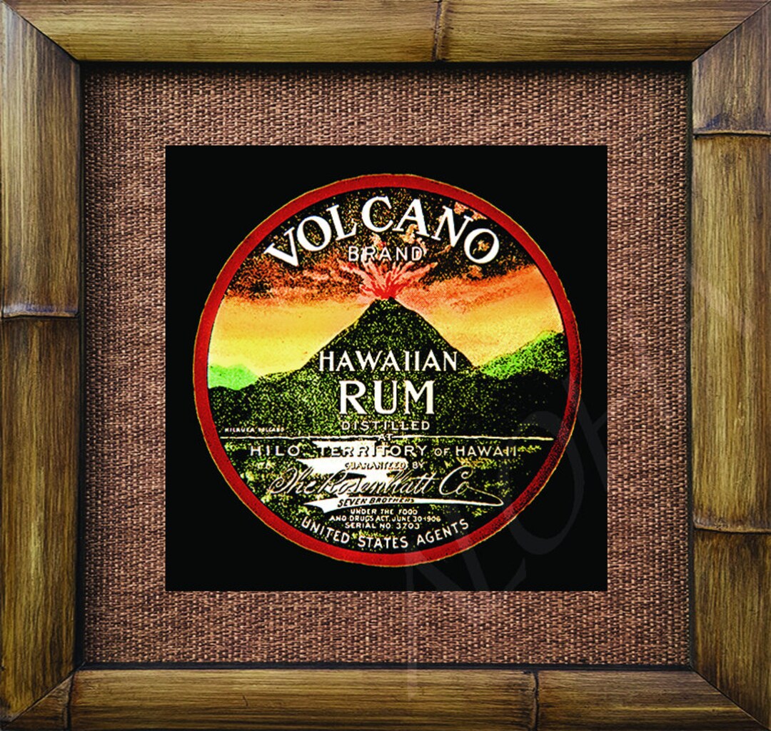 Volcano Rum Volcano Rum - Etsy