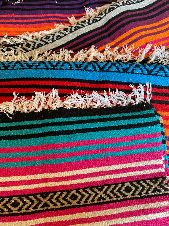 Guatemalan Blanket/Beach Blanket/Handmade Blanket/Boho Blanket | Etsy