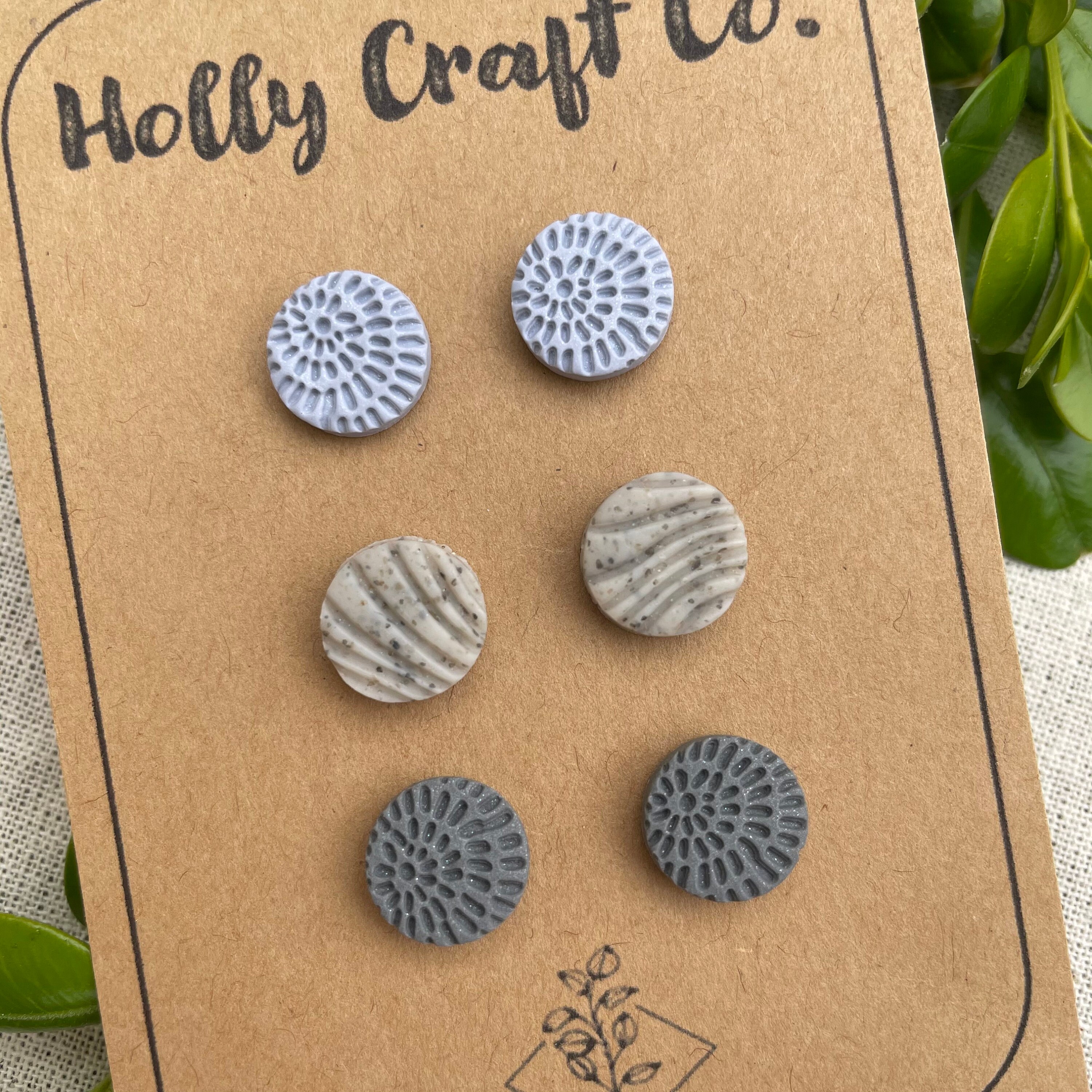 3 Pairs Stud Earrings Pack Etsy