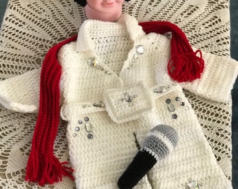 knitted baby elvis suit