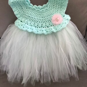 Tutu Dress in Aqua