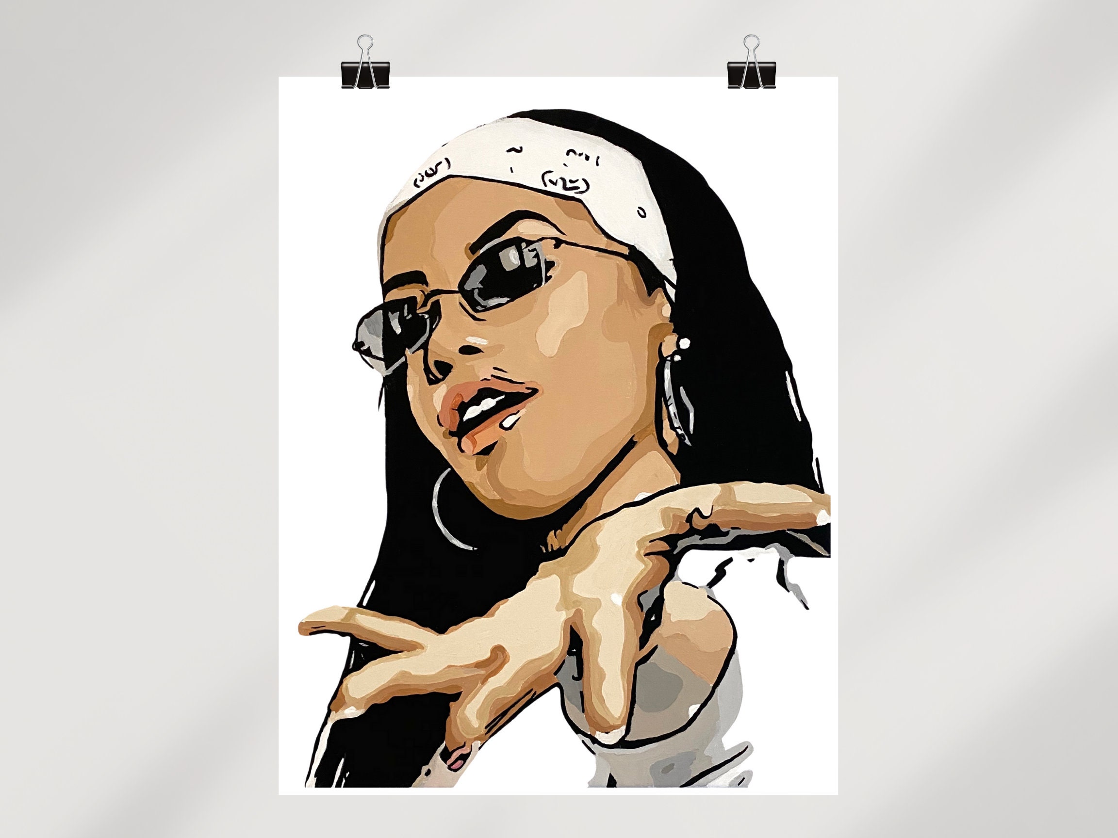 Aaliyah Poster - Etsy